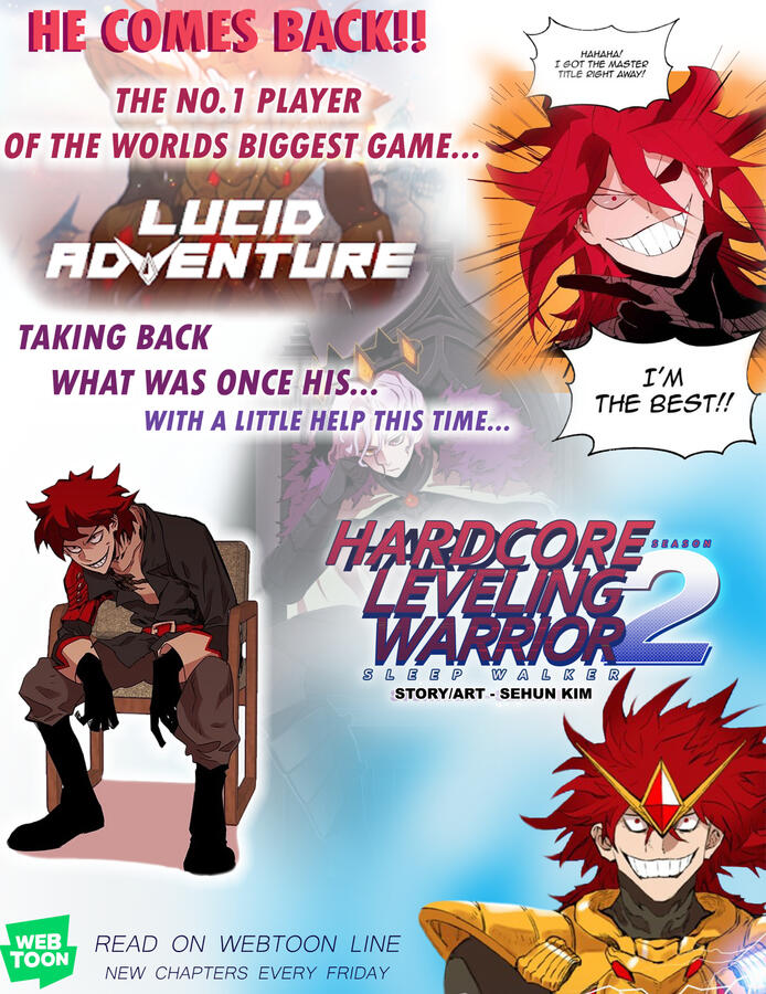 "Hardcore Leveling Warrior Flyer"